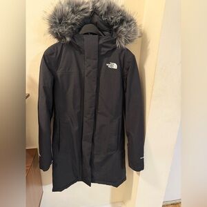 The North Face Arctic Down Parka with Faux Fur Trim (waterproof 600 fill down)